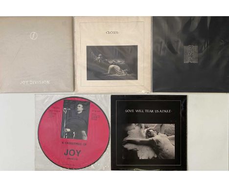 JOY DIVISION - LPs/ 12" PACK. A superb pack of 5 LPs/ 12" by Manchester post-punk legends Joy Division. Titles include Unknow