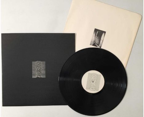 JOY DIVISION - UNKNOWN PLEASURES LP (ORIGINAL UK 'TRANSLUCENT RED' COPY - FACT 10). A stunning original translucent red vinyl