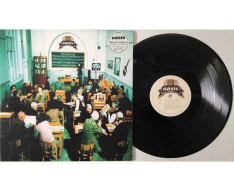 OASIS - THE MASTERPLAN LP (UK OG PRESS - CRELP 241). A superb original UK pressing of Oasis' 1998 compilation album The Maste