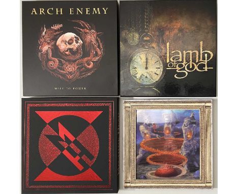 HEAVY ROCK/ METAL - LP BOX SETS. A quality selection of 4 modern heavy rock/ metal LP box sets. Artists/ titles include Arch 