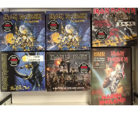 IRON MAIDEN - LIMITED EDITION CD/ DVD PACK. A superb collection of 10 CD/ DVD sets by metal legends Iron Maiden. Titles inclu