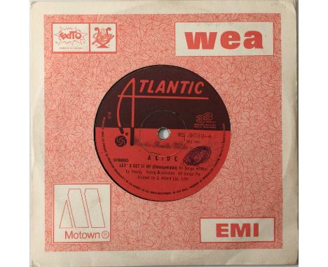 AC/DC - LET'S GET UP/ SNOWBALLED 7" (BOLIVIAN - ATLANTIC WS-9033). A lovely Bolivian pressed 7" rarity by AC/DC; Let's Get Up