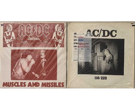 AC/DC - PRIVATE LP RARITIES. A super pack of 2 privately released LP rarities by AC/DC. Titles include 110/220 (IMP 1-31, 197