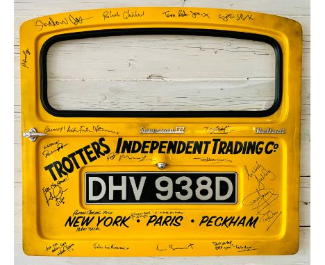 Only Fools &amp; Horses (BBC Sitcom 1981-2003) - Trotter Door - autographed Trotter Van rear door, signed by nineteen members