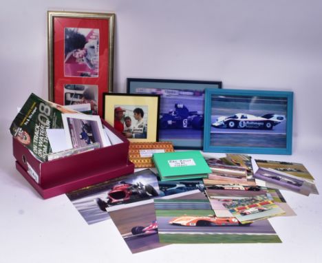 Formula 1 / Motor Racing - a collection of assorted vintage candid photographs of various motor sport events. Includes photog