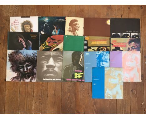 Thirteen LP records by Jimi Hendrix, together with three LP records by The Who and Jimi Hendrix. BOOK A VIEWING TIME SLOT ON 