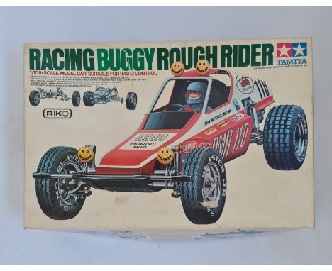Vintage Tamiya Racing Buggy Rough Rider Remote Controlled RC car in ob