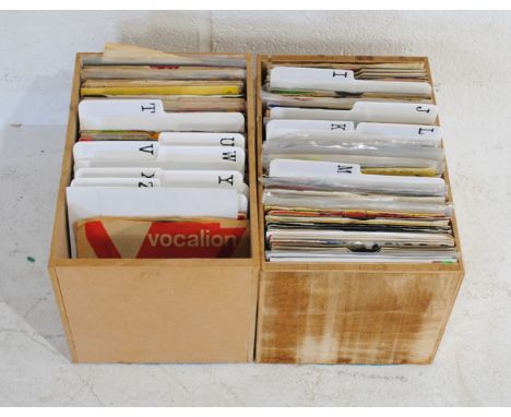 A quantity of various 7" vinyl records, including The Seeds, Mungo Jerry, Juicy Lucy, Wings, Bill Wyman, Yes, The Walker Brot