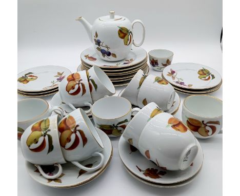A Royal Worcester Evesham part tea service.