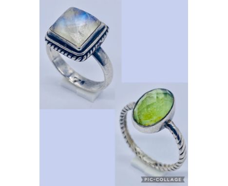 Two 925 silver rings