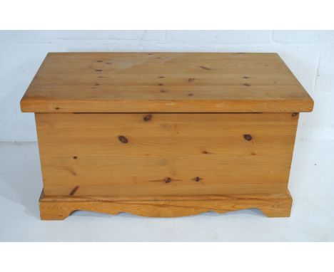 A pine trunk - length 92cm, depth 47cm, height 47.5cm