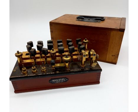 A 1915 original cased Galvanometer.