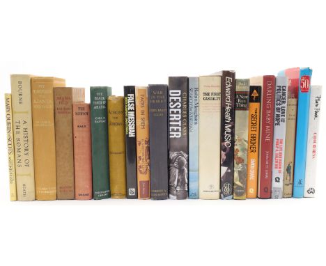 A collection of books on history and travel, 19th-20th centuries, to include: Gottlieb Schumacher C.E., Across the Jordan: An