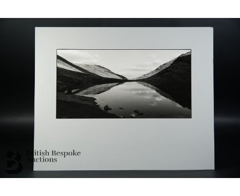 Brian Hirschfeld (UK, d. 2013) quantity of black and white, and some colour, landscape photographic prints. Some named to bac