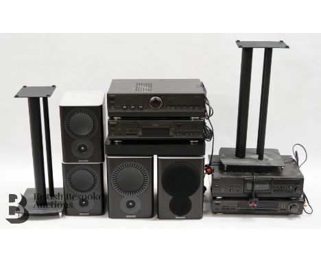 Technics Stereo Integrated Amplifier A700 MK3; Technics Stereo Synthesizer Tuner ST-GT550; Technics Stereo Cassette Deck RS-A