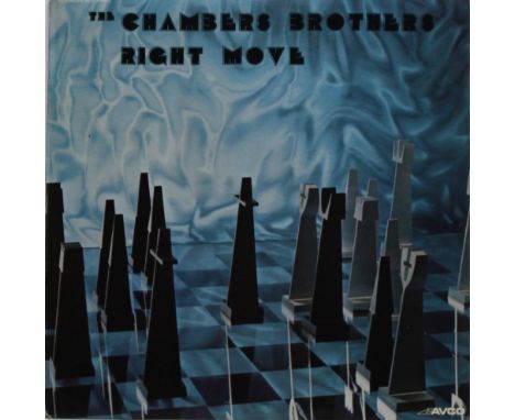 Schallplatte. The Chambers Brother. Right move. LP – Schallplatte, AV–69003-6.98. Avco Records, USA, 1975. Durchmesser 30 cm.