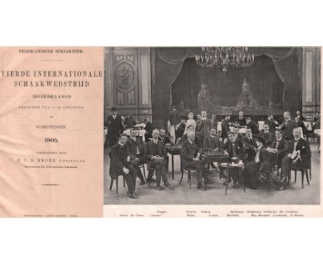 Scheveningen 1905. Meijer, H. D. B. Nederlandsche Schaakbond. Vierde Internationale Schaakwedstrijd (Hoofdklasse) gehouden va