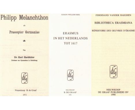Bibliographie. Erasmus von Rotterdam. Bezzel, I. Erasmusdrucke des 16. Jahrhunderts in bayrischen Bibliotheken. Ein bibliogra