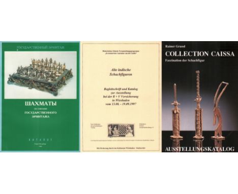 Grund, R. Collection Caissa. Faszination der Schachfigur. Ausstellungskatalog ... (Ladenburg), Grund, 1992. 4°. Mit vielen, t
