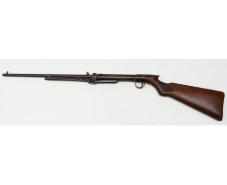 Vintage Lincoln Jefferies type under lever air rifle .177cal, walnut stock with chequer grips, No.L16233A  Condition Report C