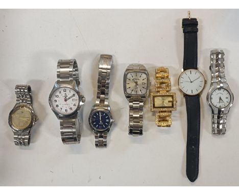 Assorted dress watches (box)