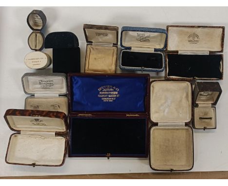 Assorted vintage jewellery boxes (box)