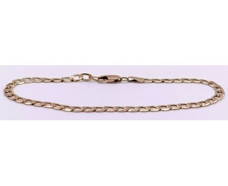 A 9ct gold bracelet, 2.7 g