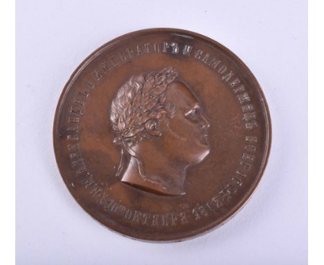 Medaille Russlandzum 100 jährigen bestehen des Finanzministeriums, avers Alexander der I - 10. Oktober 1802, revers Nikolaus 