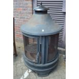 A large garden stove.