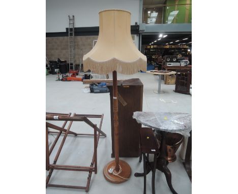 A vintage standard lamp
