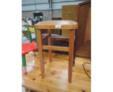 A vintage kitchen stool