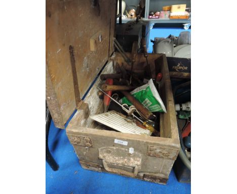 A selection of garage and DIY tools