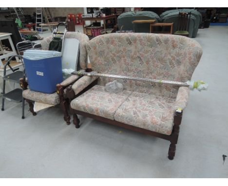 A vintage cottage two piece suite