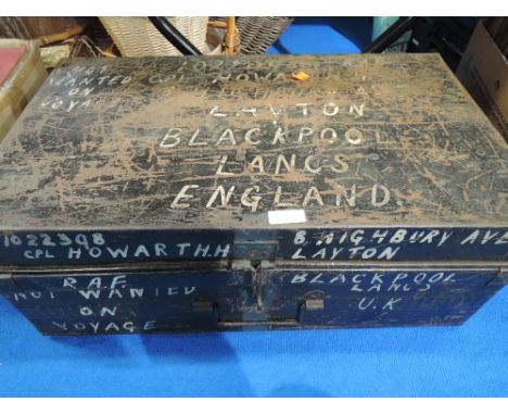 A tin document trunk RAF interest