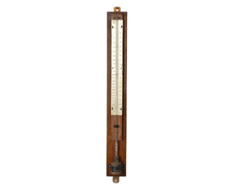 An unusual mercury stick barometer with isothermal altitude scaleShort and Mason Limited, London, first half of the 20th cent