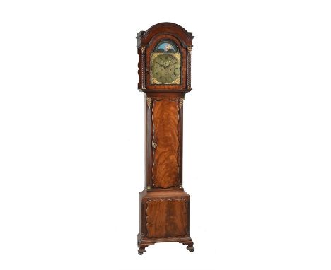 A George III mahogany eight-day longcase clock with moonphase Thomas Willshire, Bristol, circa 1780The four pillar rack strik