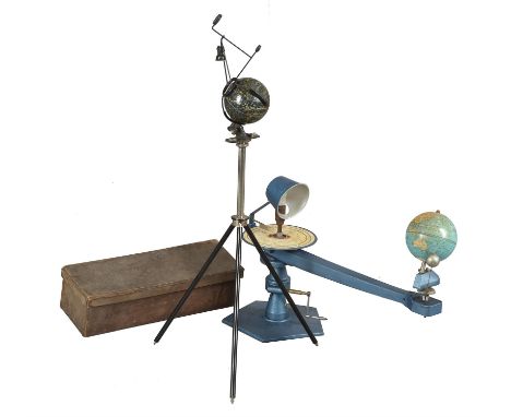 An unusual 4 inch celestial globe C. Baker, London, early 20th centuryThe sphere applied with twelve printed gores marked wit