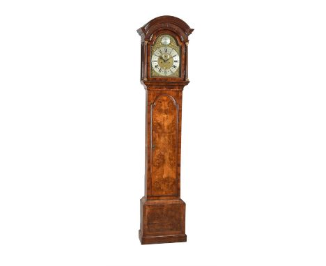 A George II walnut eight-day longcase clockArlander Dobson, London, circa 1750The five pillar rack and bell striking movement