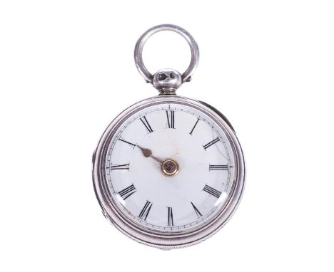 A miniature silver cased verge pocket watchG.H. Warren, London, 1840The gilt full plate single fusee verge movement with four