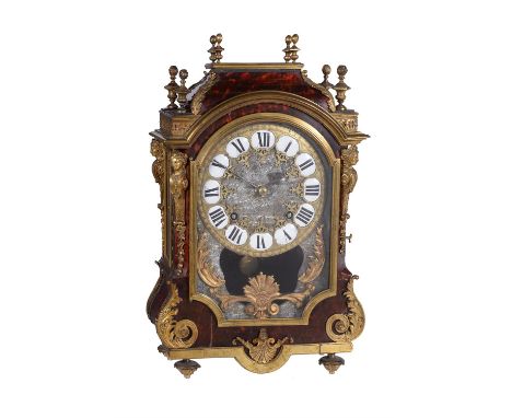 
	
		Y&nbsp;A French Louis XIV ormolu mounted tortoiseshell bracket clock
		Antoine Gaudron, Paris, circa 1700 
		The six bac