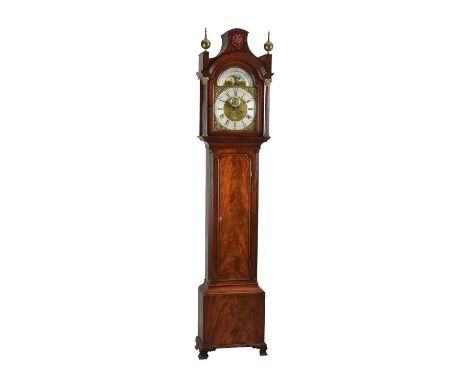 A George III mahogany eight-day longcase clock with rolling moonphase incorporating tidal indicationJohn Baker, Hull, circa 1