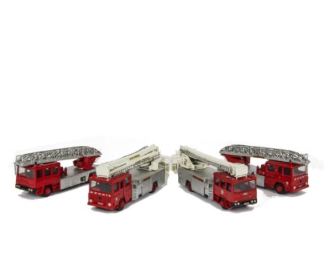 Asam Small Scale White Metal Models, PW714 Dennis SS Turntable Ladder, PW717 Shelvoke & Drewery Turntable Ladder, PW713 Denni