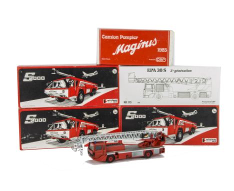 Asam 1/48 White Metal Models, F163C Super Pumper Satellite Pump No.3, F163B Satellite Pumper No.2, FP21 Super Pumper Pump Art