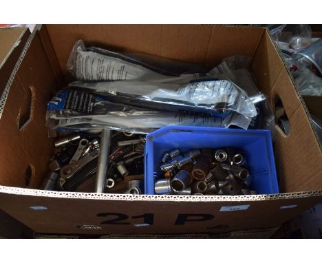 Two boxes of assorted tools