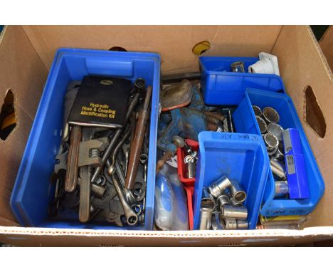 Two boxes of assorted tools