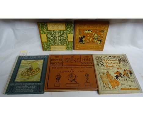 A number of children's Books including "The Baby's Bouquet" and "The Baby's Opera" both illustrated by Walter Crane, R Caldec