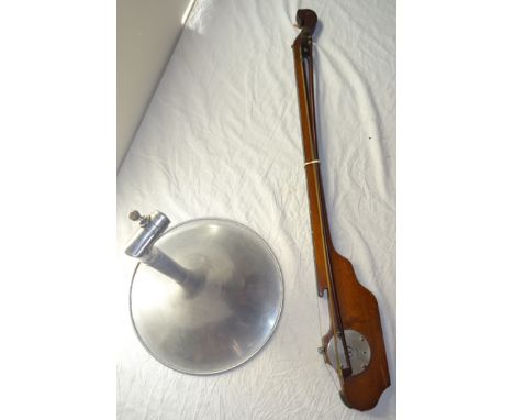 A one string Fiddle with aluminium horn inscribed "Euphonella Viol Popular Model". 