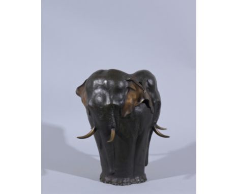 After A. Barye Bronze Elephant Vase. Signed 'A. Barye'Dimensions: 12 x 9 in.Approx. 25 lbs  - Provenance: this item comes fro