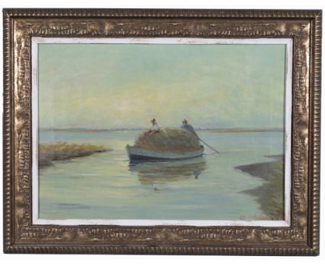 Lauritz Sorensen (1882 - 1968)Oil on canvas painting.  Signed lower right.Sight Size:  13 x 17 in.Overall Framed Size: 16 x 2