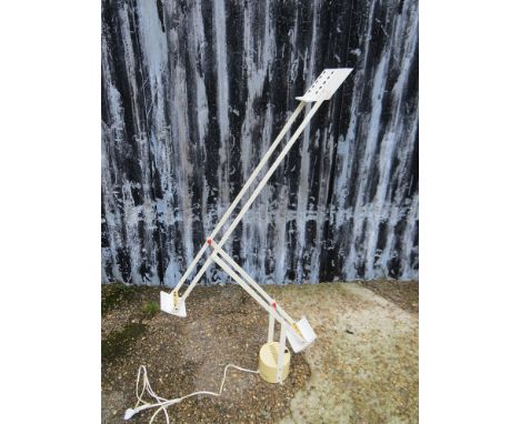 An Artemide white metal "Tizeo" desk lamp designed by Richard Sapper (a/f) 